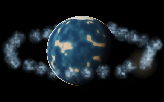 Rings from a moon